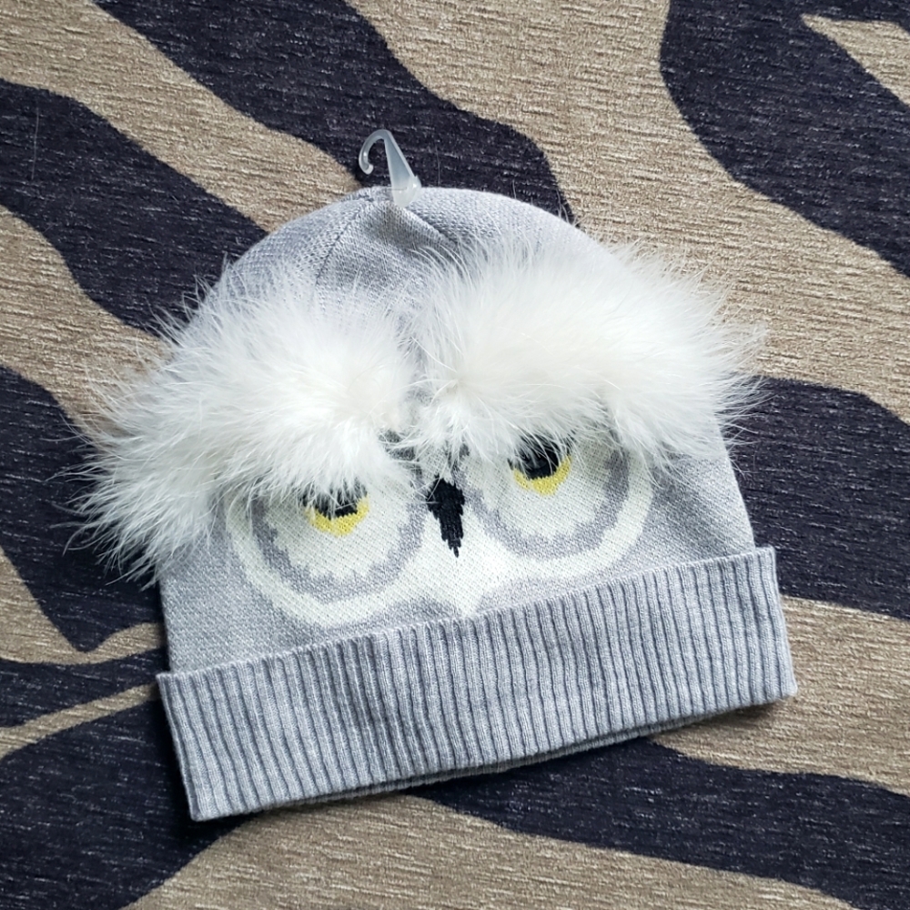 Kate Spade Who Me Owl Beanie